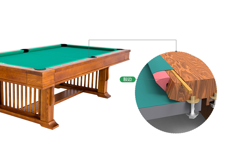 該怎樣安裝臺球桌的膠邊？